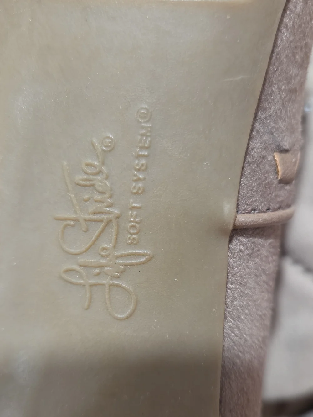 Life Stride Taupe Suede Feel Ankle Booties with Block Heel